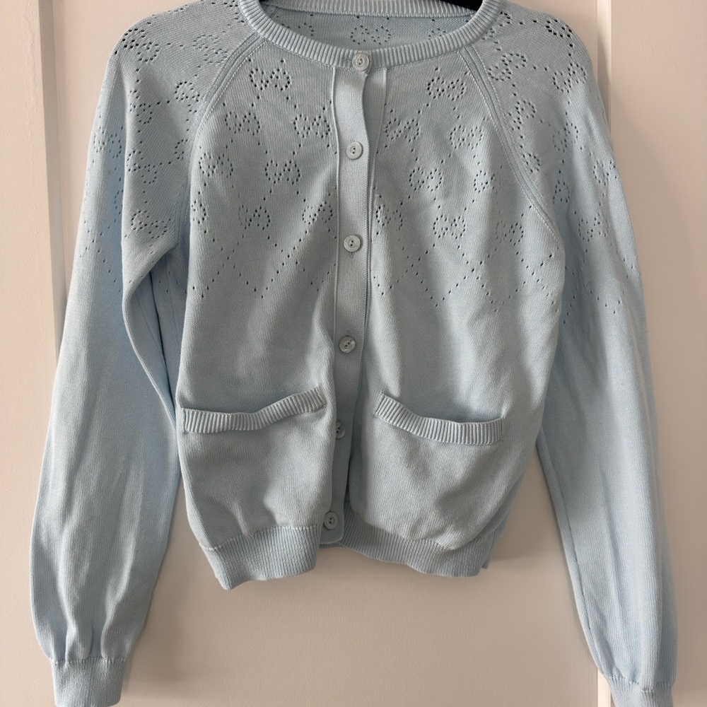 Gucci Sky Blue Women's Cardigan